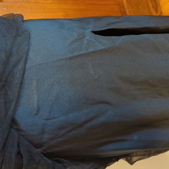 Customized Black Tulle Dress - Picture 3 of 5